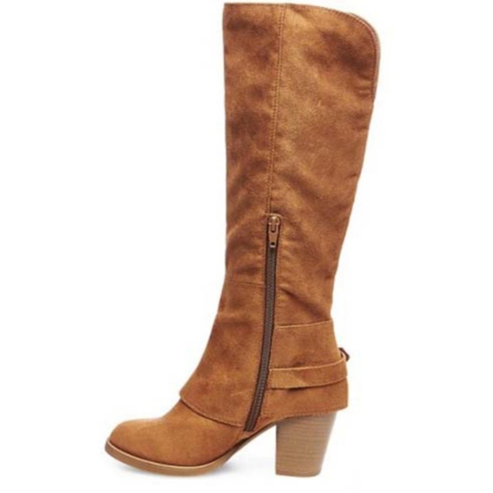 Mossimo Supply Co Women's Tan Knee-High Boots - Picture 2 of 8